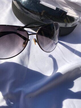 Y2K Armani Exchange Purple Aviator Style Glasses